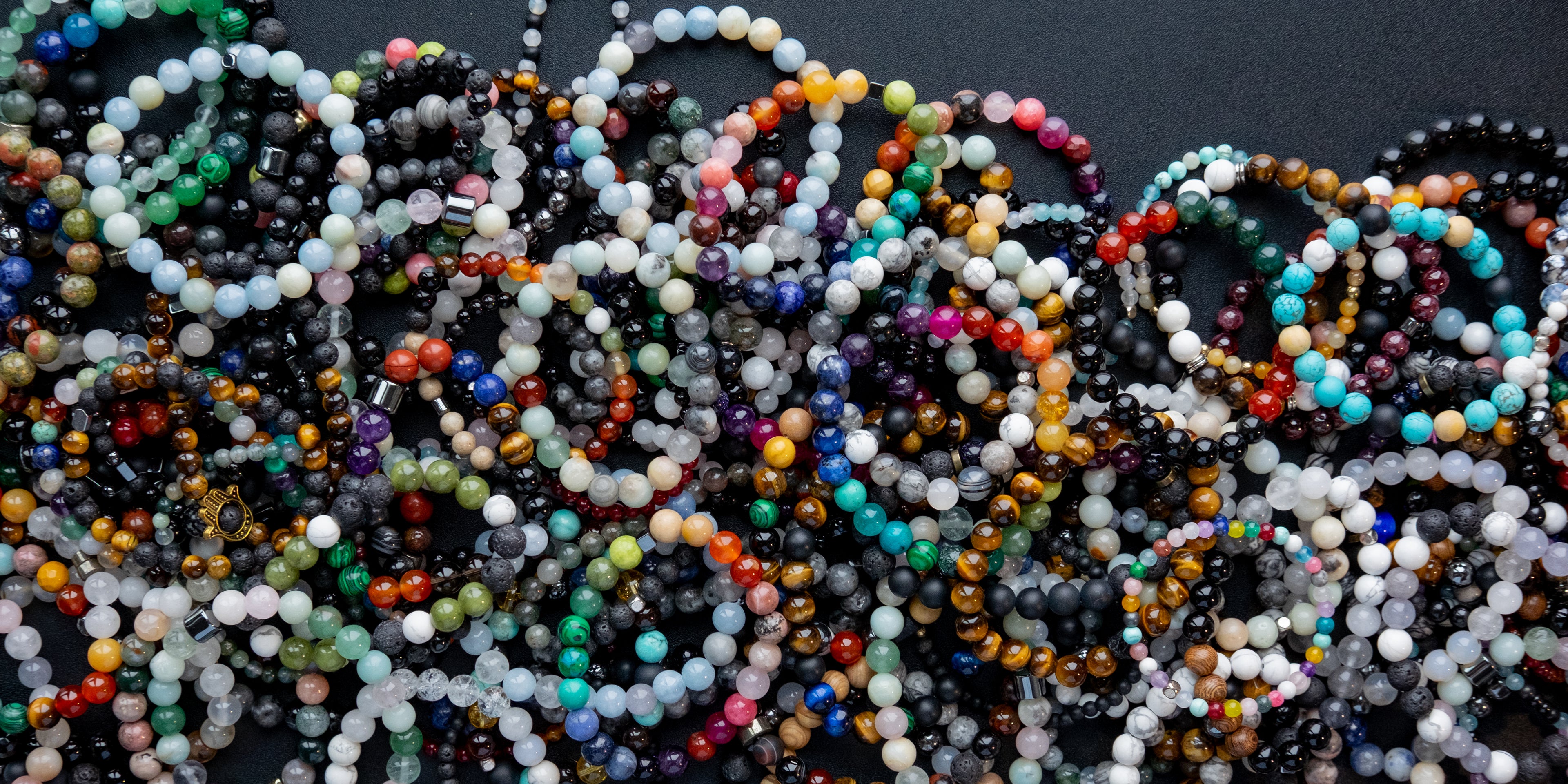 Anxiety Bracelet - Multicolor Worry Stones – NORD Handmade